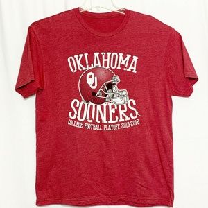 Oklahoma Sooner T-Shirt Men 2XL Red White